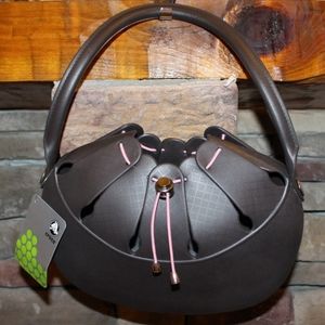 Crocs Petal Purse Espresso and Petal Pink NWT